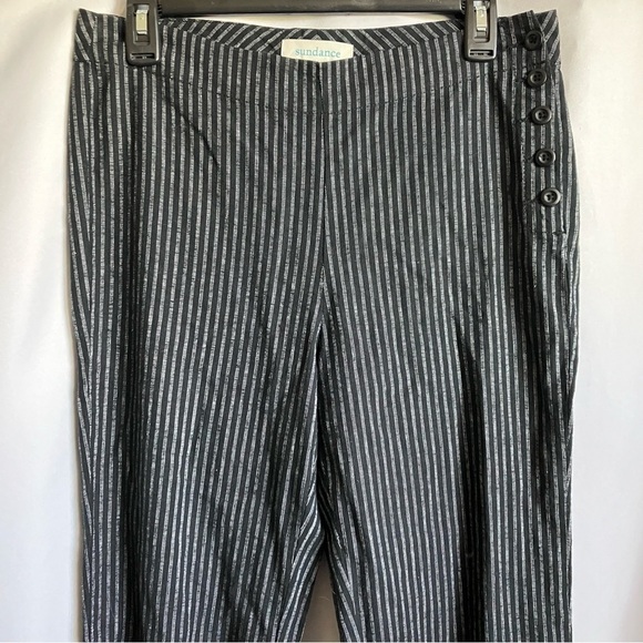 Sundance Sierra Linen Blend Striped Pant size 4 - Picture 8 of 8